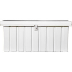 51" x 19" x 23" White Dock Box