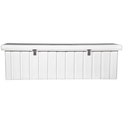 76" x 25" x 23" White Dock Box