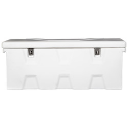 44" x 19" x 18" White Dock Box
