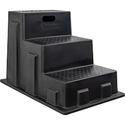 Black Triple Utility Step