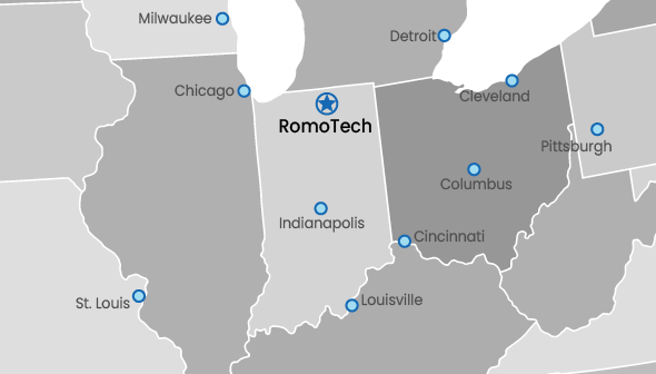 RomoTech location map